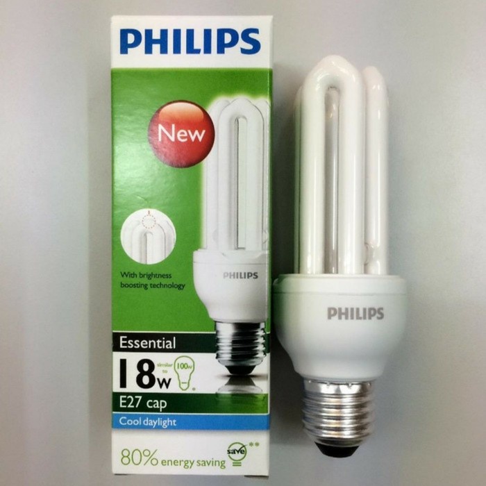 ELEKTRONIK LAMPU LAMPU PHILIPS ESSENTIAL 18 WATT ORIGINAL-PROMO-SALE