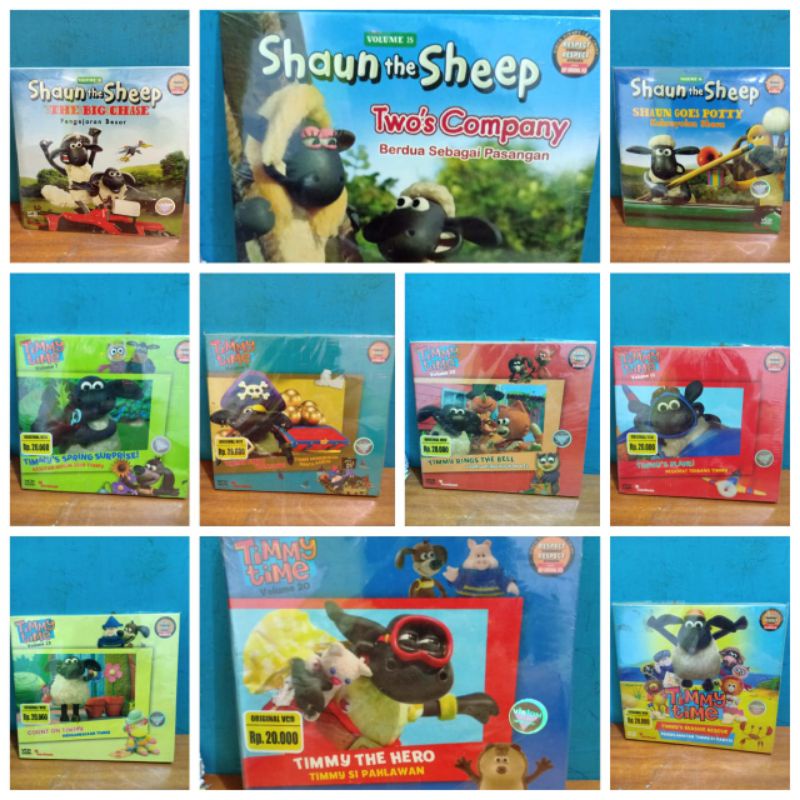 VCD FLM ANAK SHAUN THE SHEEP , TIMMY TIME