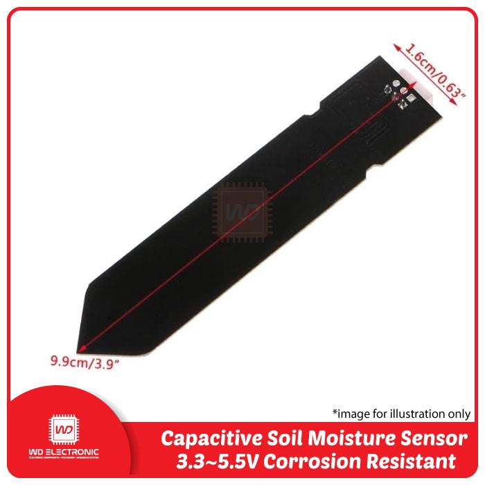 Capacitive Soil Moisture Corrosion Resistant Sensor module