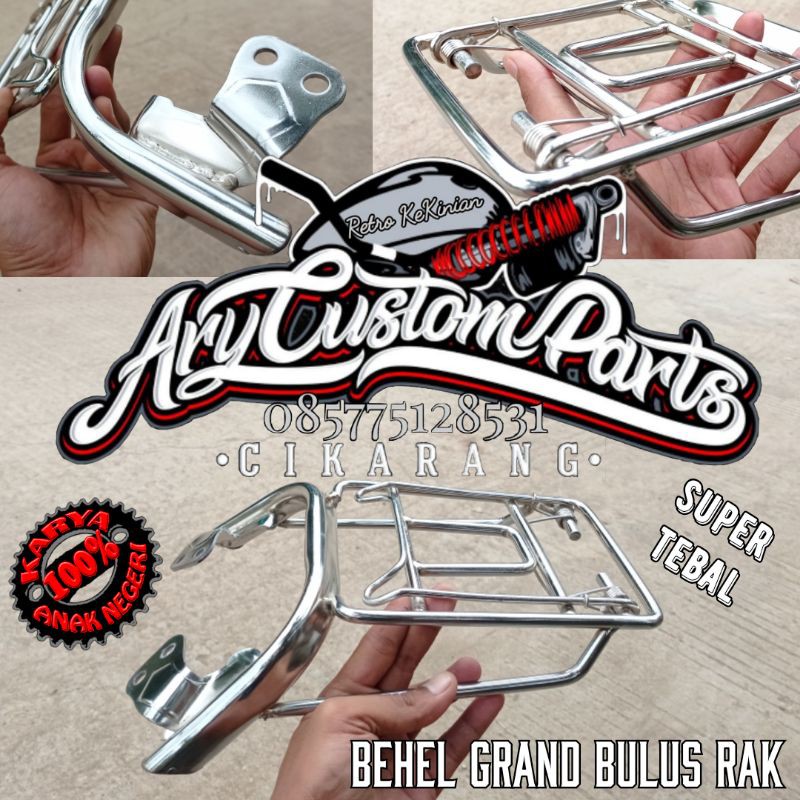 begel behel astrea grand bulus rak bagasi limited edition
