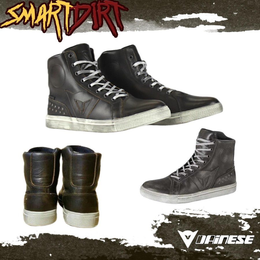 SEPATU TOURING DAINESE STREET ROCKER DWP SEPATU MOTOR WATERPROF DAINESE
