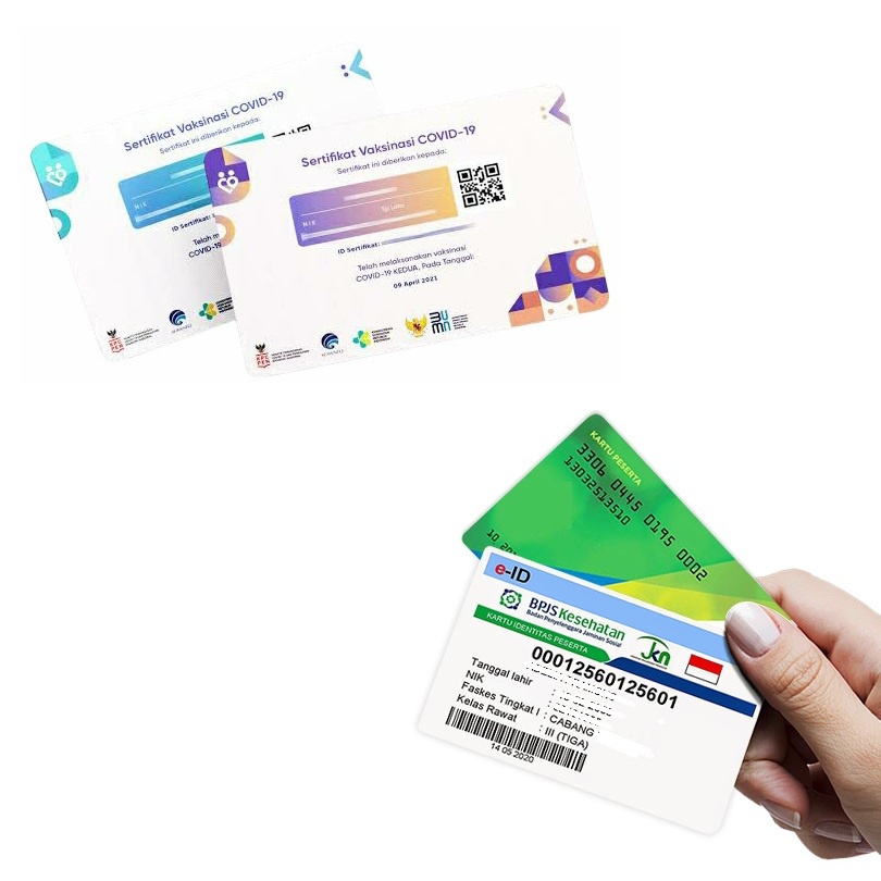 E-Print Printable ID Card Laminating Free PVC isi 5 Lembar