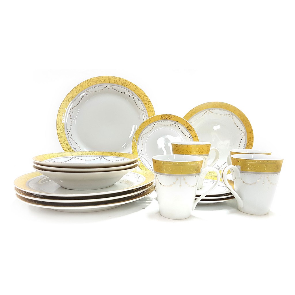 Perangkat Alat Makan Dinner Set D16 Vicenza  Shopee Indonesia