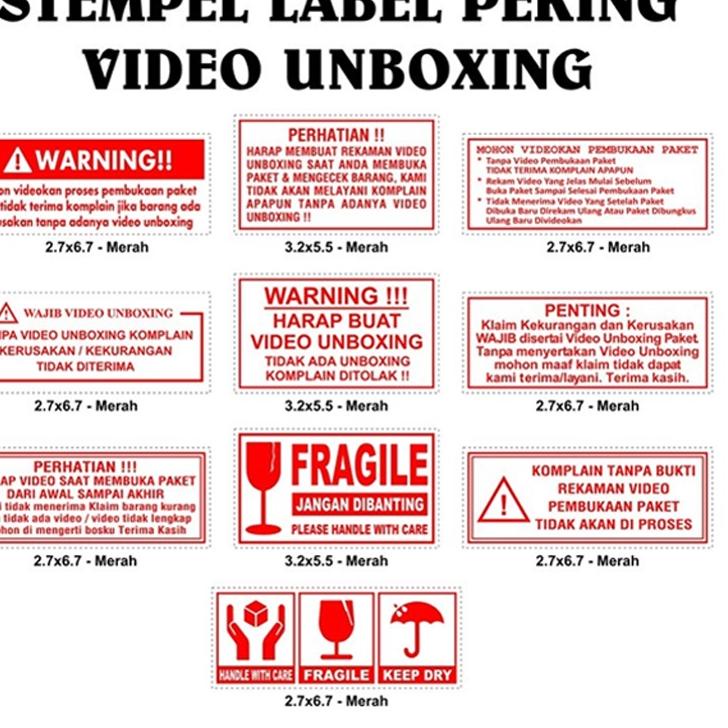 

Grosir Irit Stempel Wajib Video Unboxing