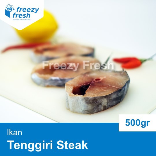 

Ikan Tenggiri Steak (Mackarel Fish Steak Cut) 500 Gram