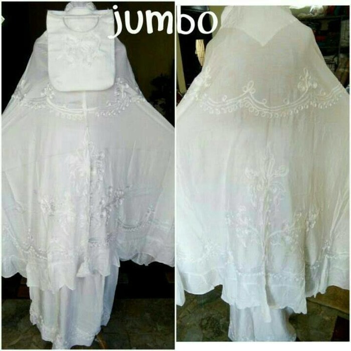 MUKENA PUTIH JUMBO