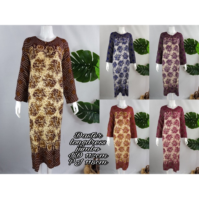 Daster longdress jumbo batik solo baju tidur jumbo baju tidur batik solo daster panjang batik solo