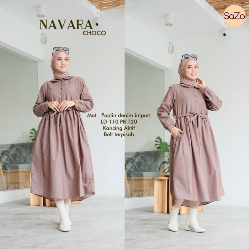 NAVARA GAMIS MIDI TERBARU BY SAZO