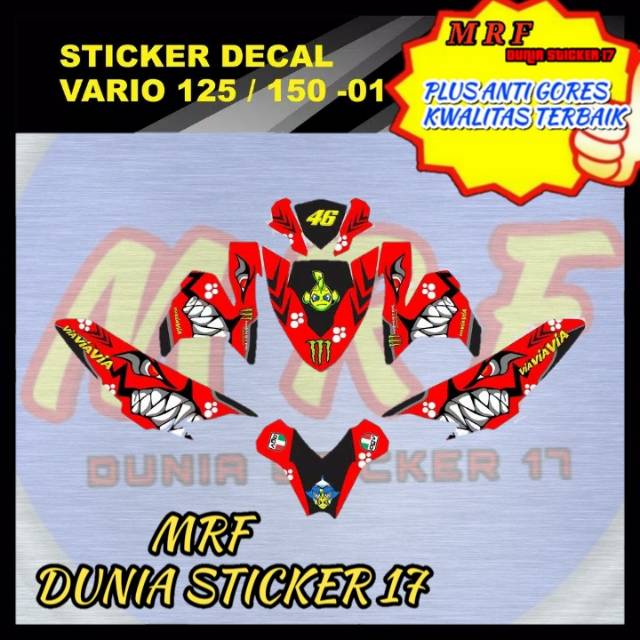 dekal  Vario 125/150 decal Vario 125/150 decal stiker Vario 125/150 motor Vario