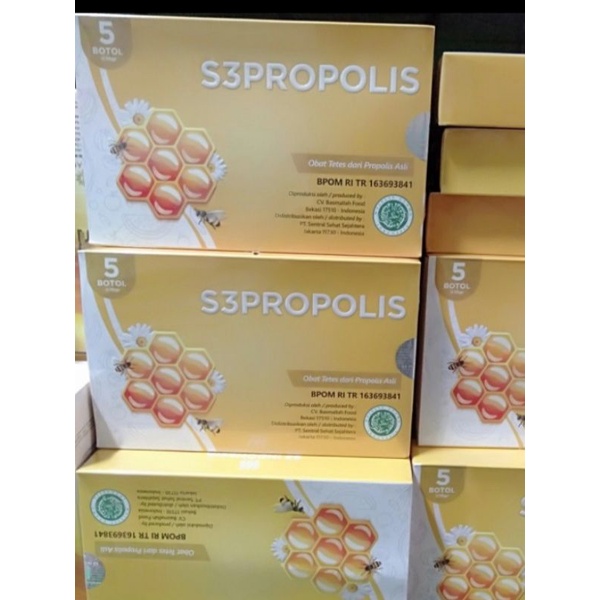 S3PROPOLIS S3 PROPOLIS Original BPOM ISI 5 Botol