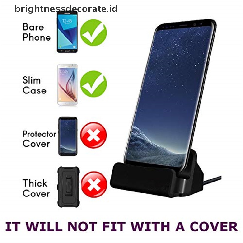 (Birth) Charging Dock Tipe-C Untuk Smartphone (Id)