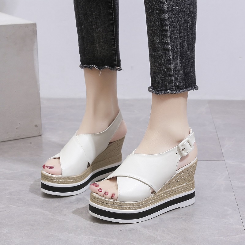 RYX - Deviole Slope Sandal Wedges Wanita Fashion Casual - Ori Import