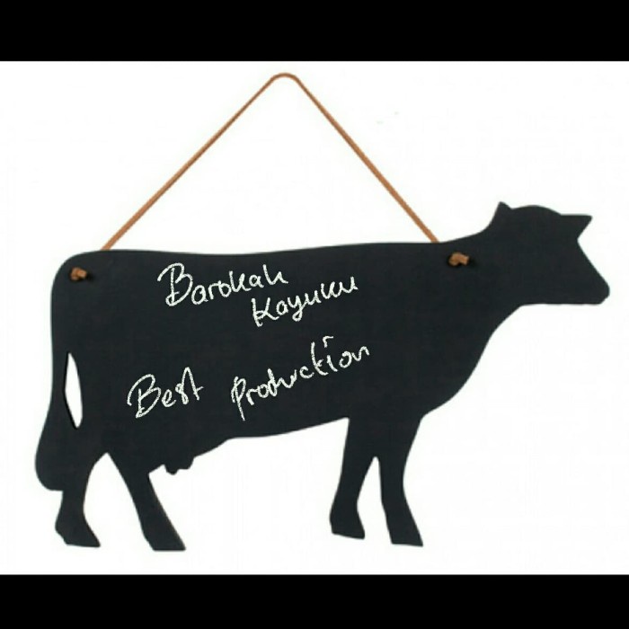 

papan tulis blackboard unik cafe restaurant chalkboard vintage sapi