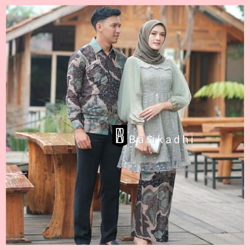 Kebaya couple modern 2021 / brukat modern terbaru kondangan 2022 / Kebaya Couple Kondangan / kebaya 