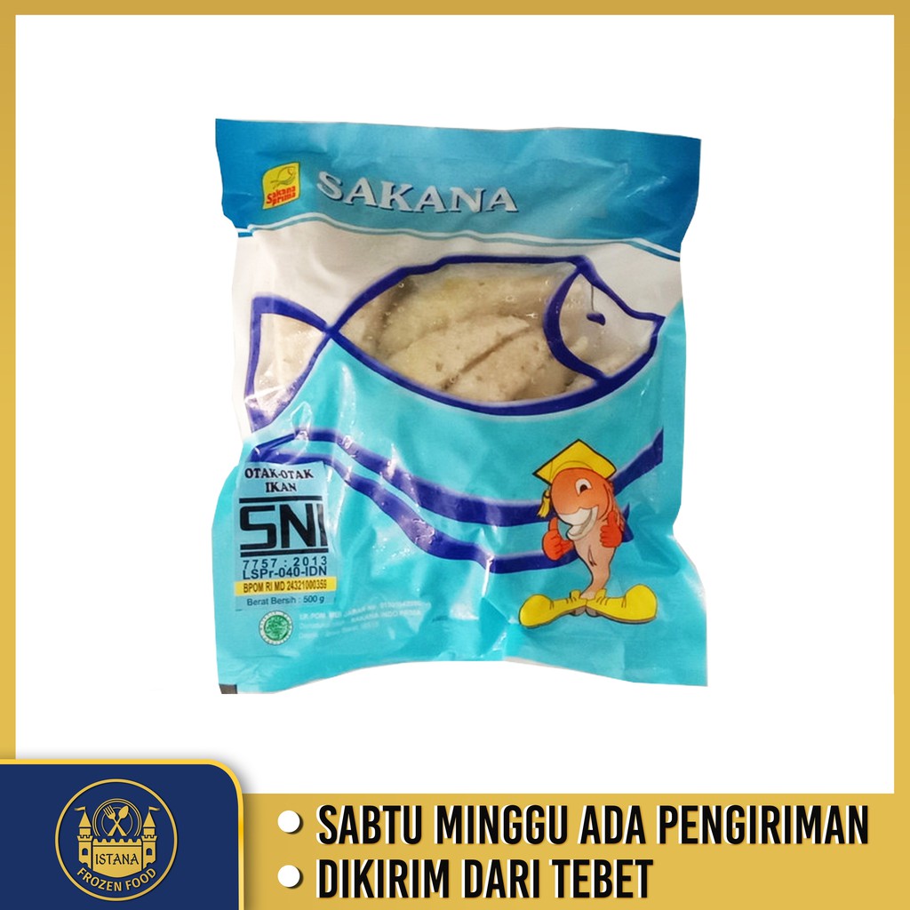 Sakana Otak - Otak Panjang 500gr / Otak - Otak / Frozen Food / Kentang