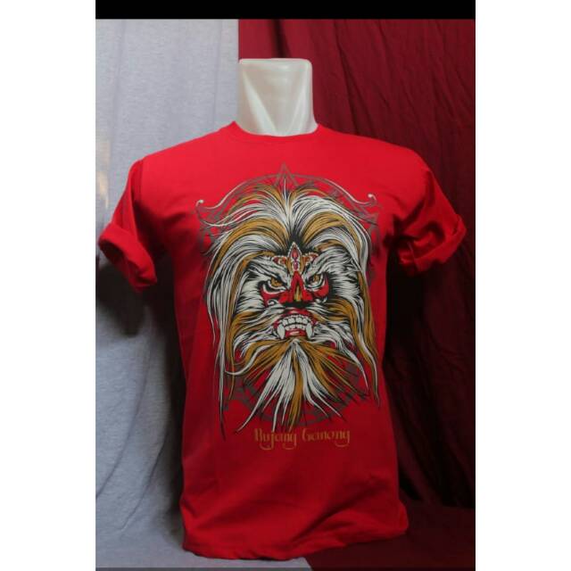 Bujang ganong/kaos ganongan /kaos ganong merah