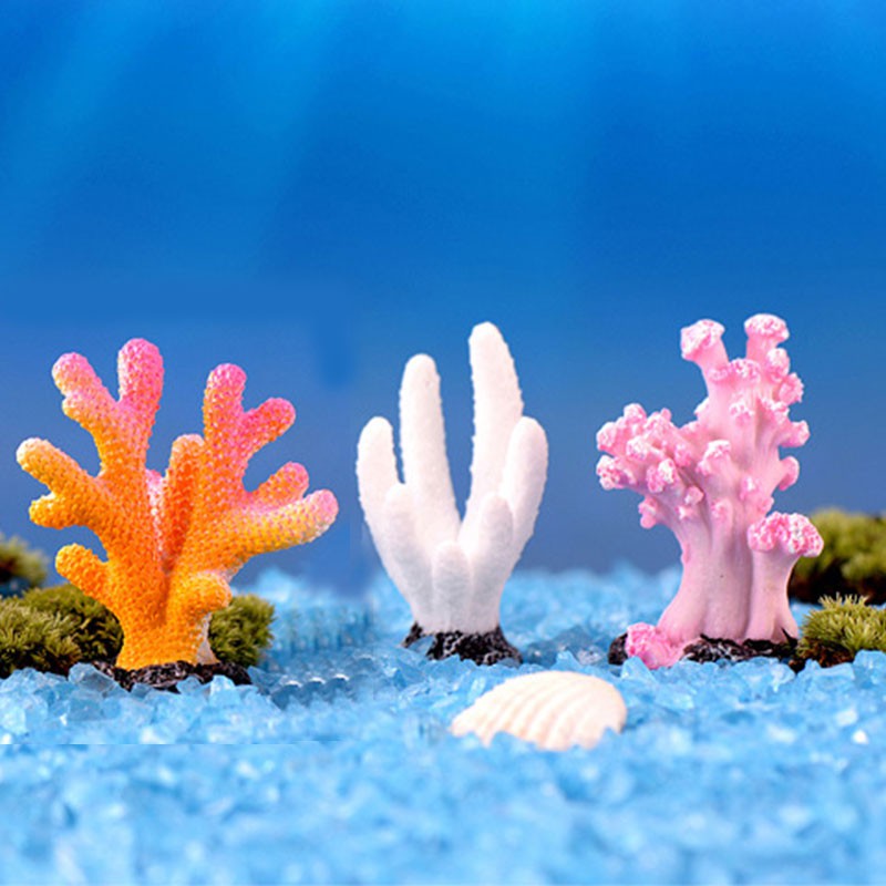 Ornamen Batu Karang Buatan Bahan Resin Warna warni Untuk Ornamen Batu Karang Buatan Bahan Resin Warna warni Untuk
