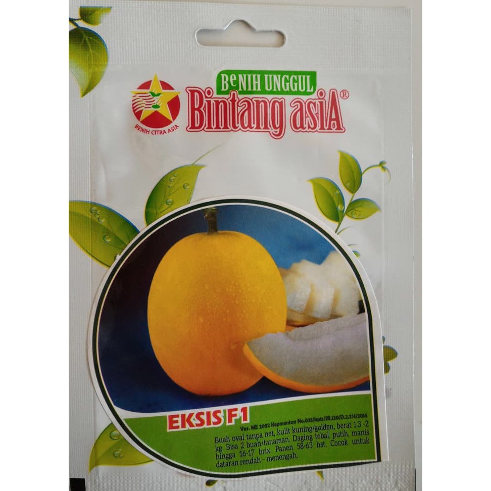

Benih Melon Hibrida EKSIS F1 Berkualitas