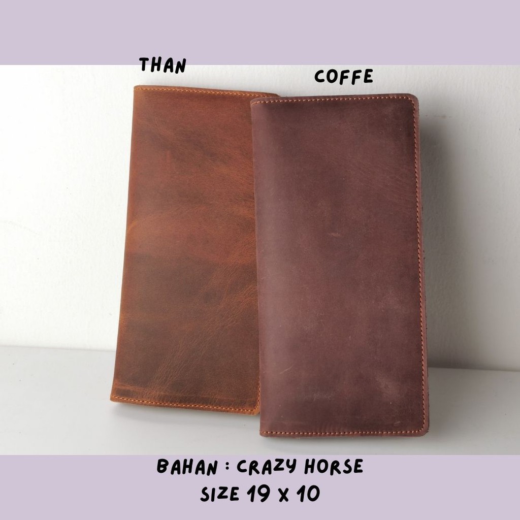 Dompet Crazy Horse Full Kulit Pria Berdiri Ishiya porte