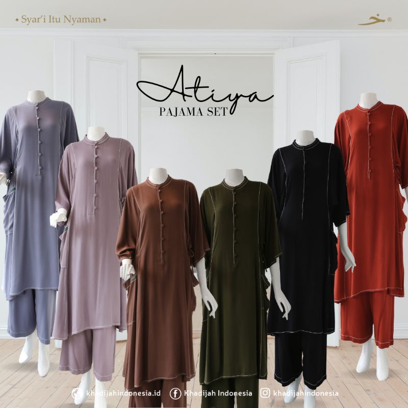 ATIYA PAJAMAS Set - Khadijah Indonesia #ayranashwa #khadijahIndonesia