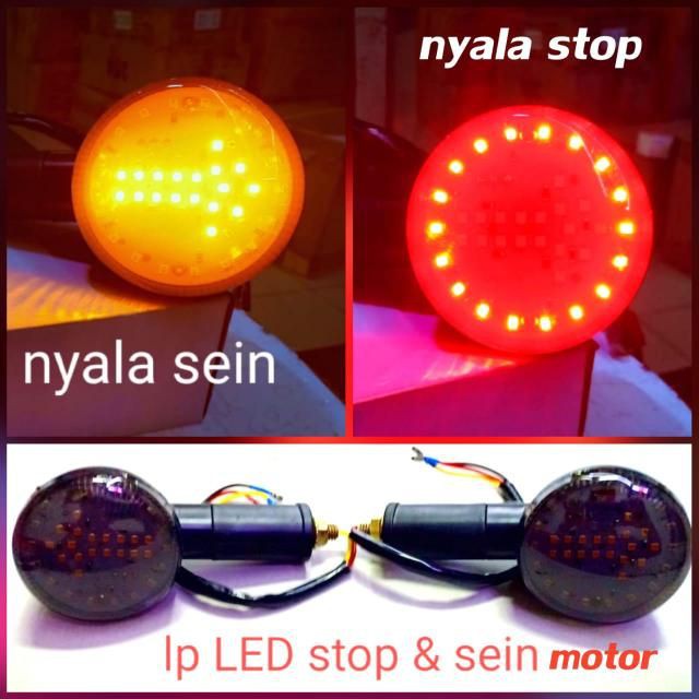 LAMPU SEIN MOTOR BULET / LAMPU VARIASI MOTOR