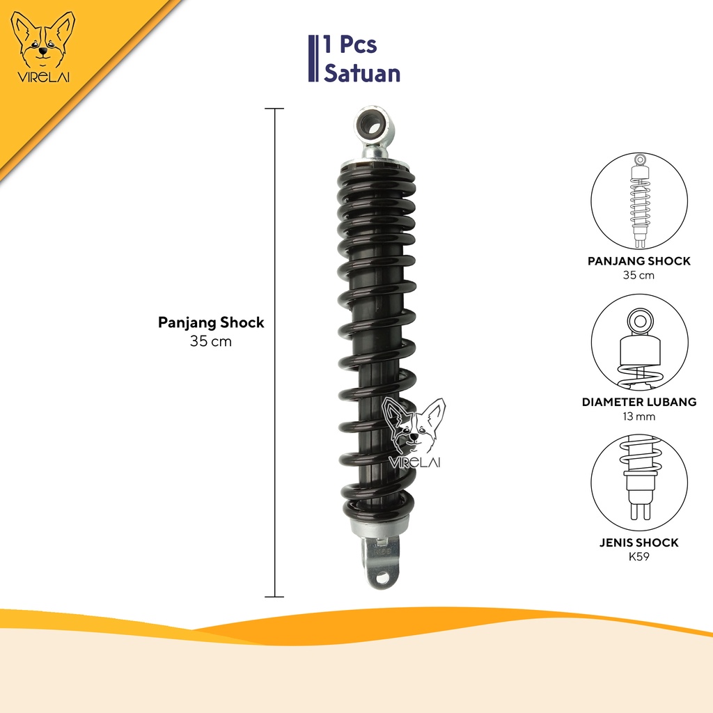 Shockbreaker / Sock Belakang / Peredam Kejut Vario 150 FI [IMPACT]