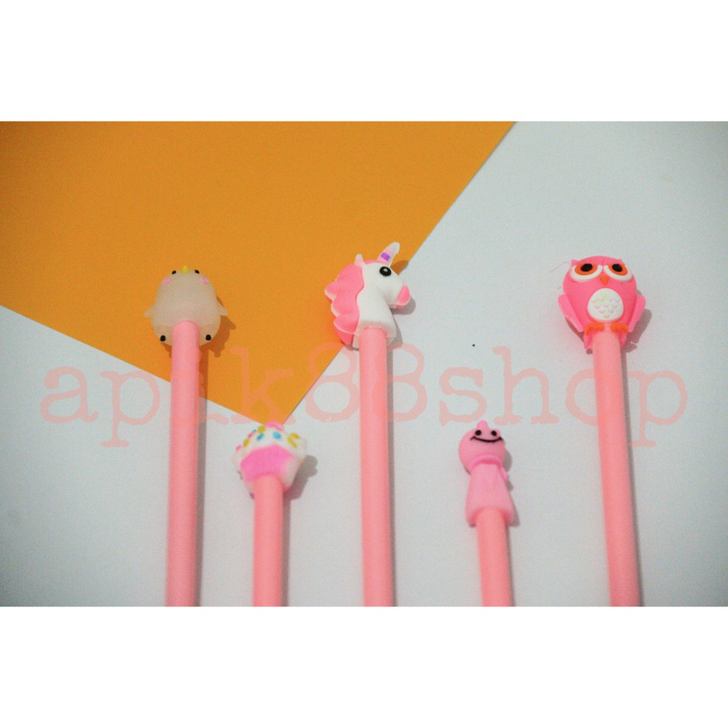 

Pena Gel Karakter Lucu/Pulpen Gel Karakter/Pulpen Murah