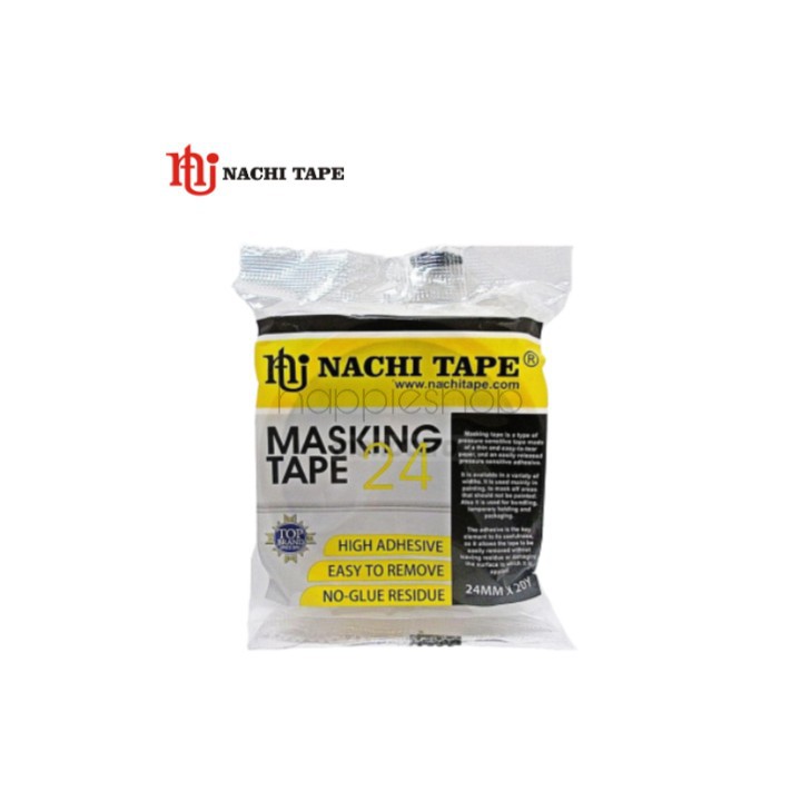 Masking Tape 24 mm Nachi Isolasi Kertas 24mm Murah meriah