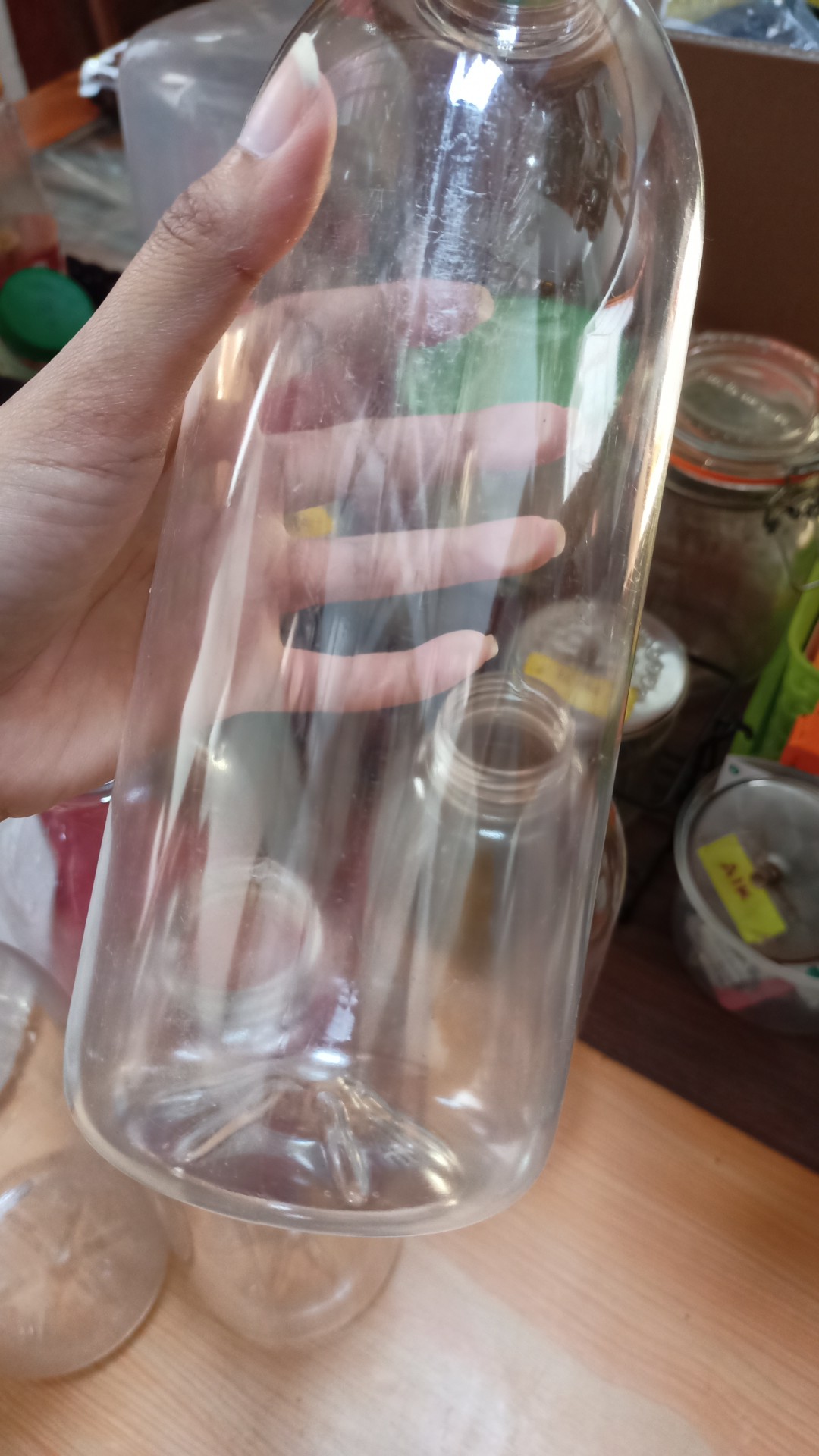 Botol Kale 1 Liter 45 Gr / Botol Plastik / Botol Kopi / Botol Minuman Isi 10 Pcs