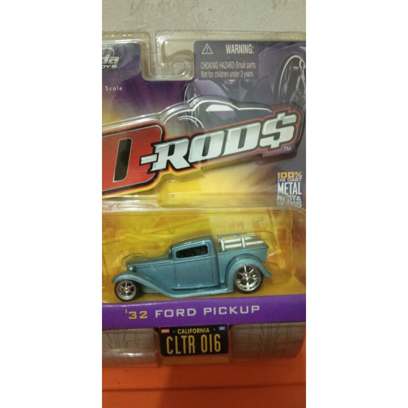SALE Jada Toys D Rods Series 1932 Ford Pickup - Biru Muda
