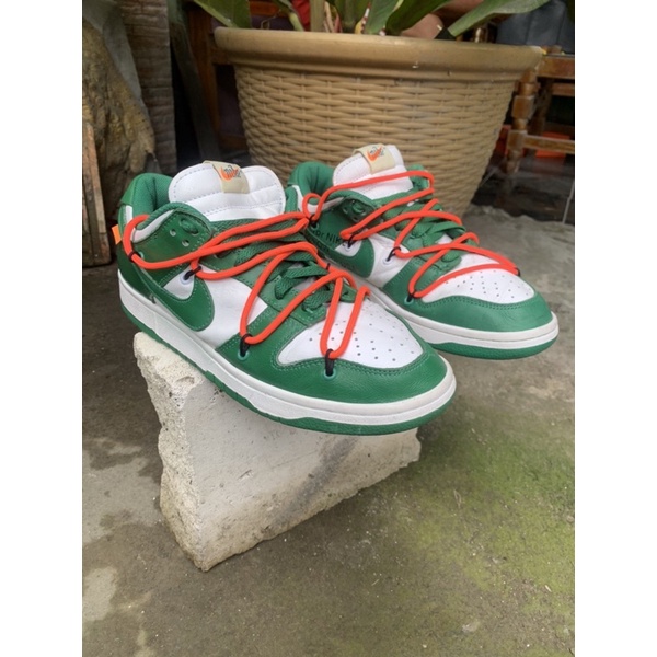 SB dunk low Off-White pine green ORIGINAL