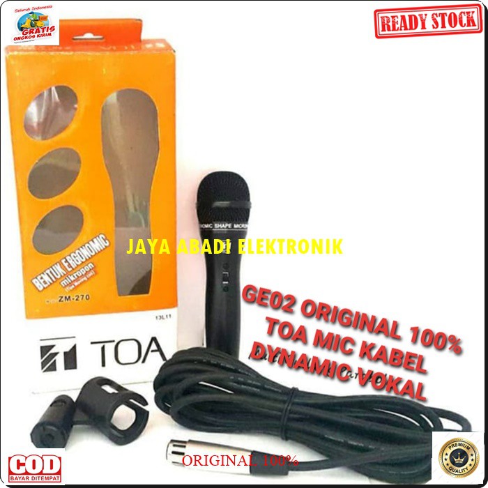 G02 TOA mic kabel mik cable karaoke vokal meeting vocal audio sound pro jernih panggung pidato ceramah imam masjid musik music pengeras suara G02  Bisa ke segala alat audio sound KABEL ORIGINAL TOA 5 METER  GARANSI UANG KEMBALI 100% JIKA TERBUKTI