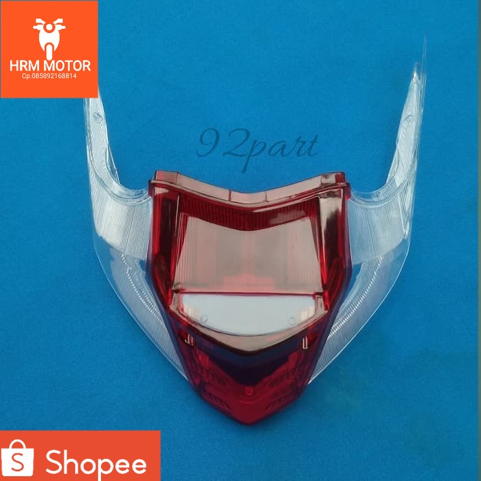 kaca mika lampu belakang beat karbu lama