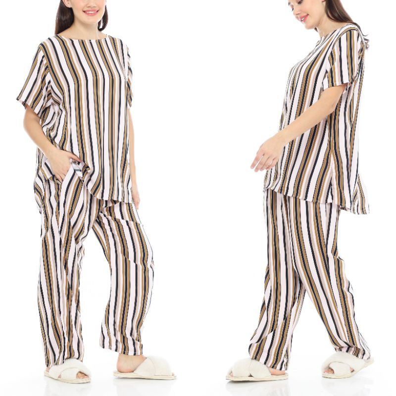 Setelan Baby Doll Katun Rayon