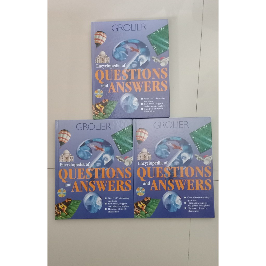 PAKET Encyclopedia of Questions and Answers Ensiklopedia English Import Grolier