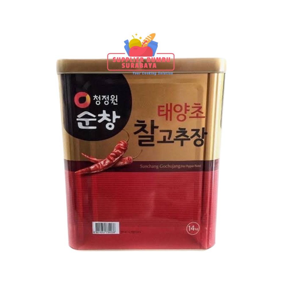 Daesang Chung Jung One Chalgold Sunchang Gochujang Sauce Korea Red Pepper Paste 14kg