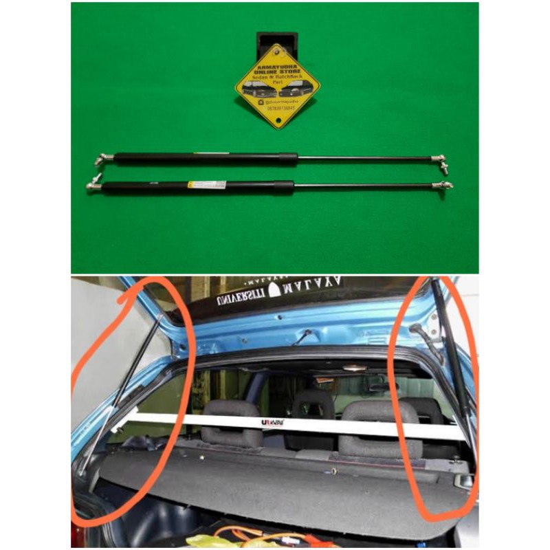 shock bagasi honda civic nouva