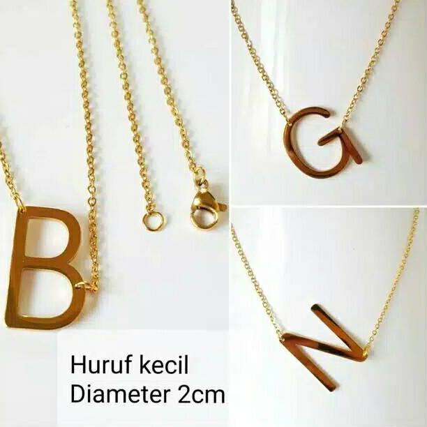 HOT ITEM W8931 KALUNG HURUF TITANIUM A-T ㅰ