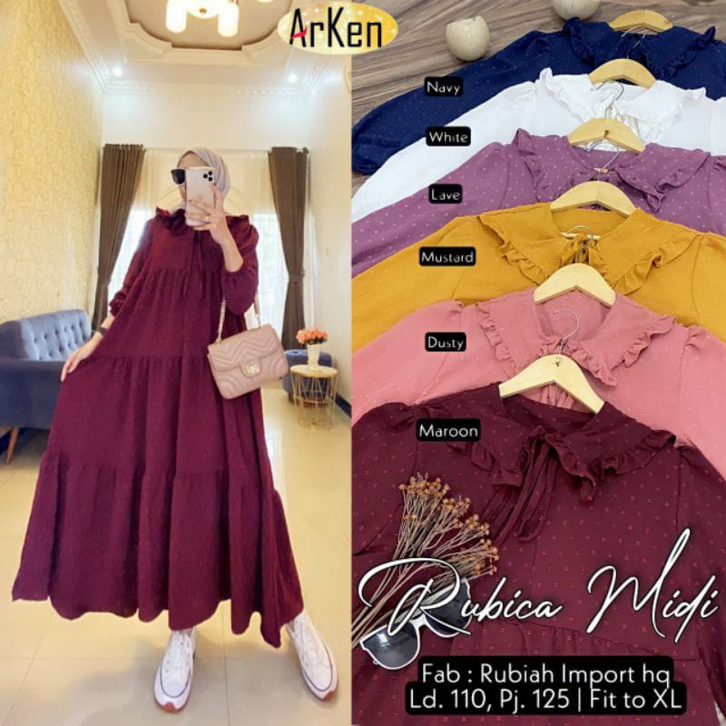 rubiah midi dress arken READY