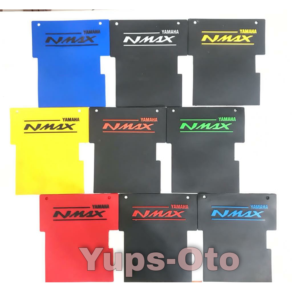 MUD FLAP YAMAHA NMAX TULISAN MUDFLAP NMAX ANTI LUMPUR NMAX KARET PELINDUNG DINAMO STARTER TULISAN