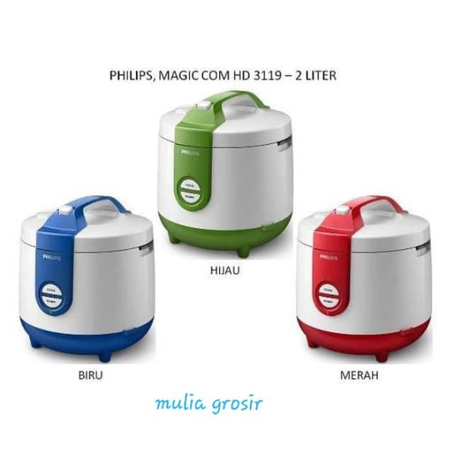 Magic Com Philips 2L 3in1 HD 3119 Rice Cooker Philips