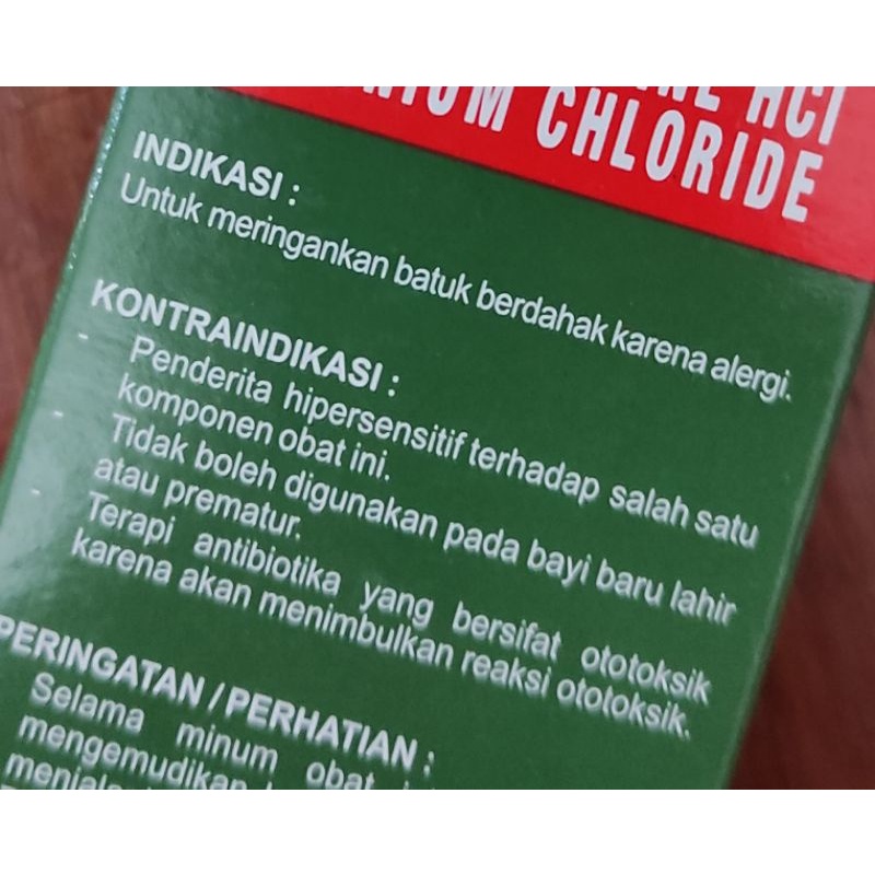 Decadryl  120 ML / Batuk Berdahak / Alergi / Batuk Sesak