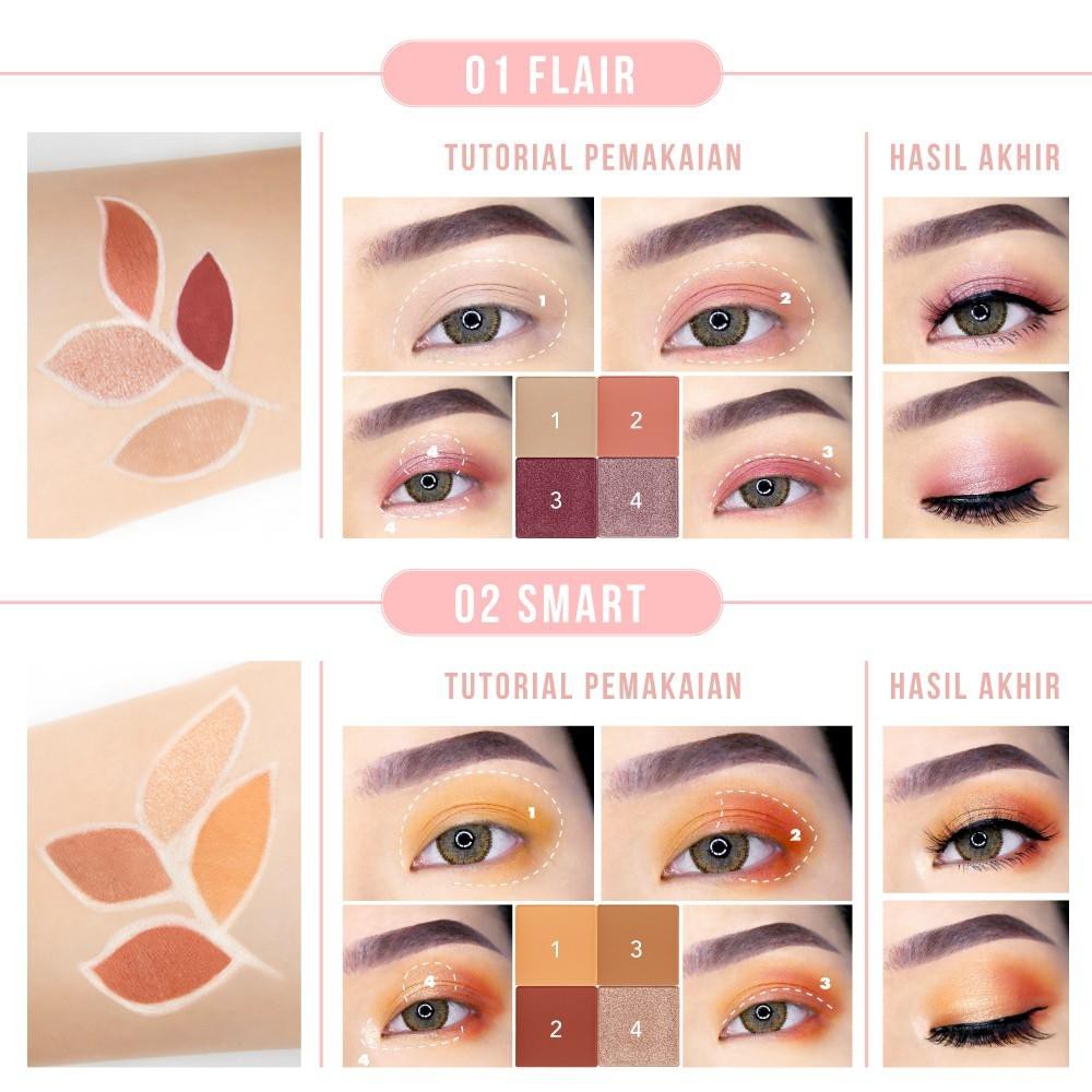 YOU The Simplicity Eyeshadow Quad Resmi Original