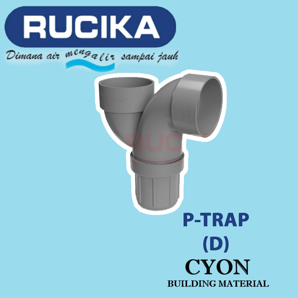 RUCIKA P TRAP D 2" V TRAP PVC