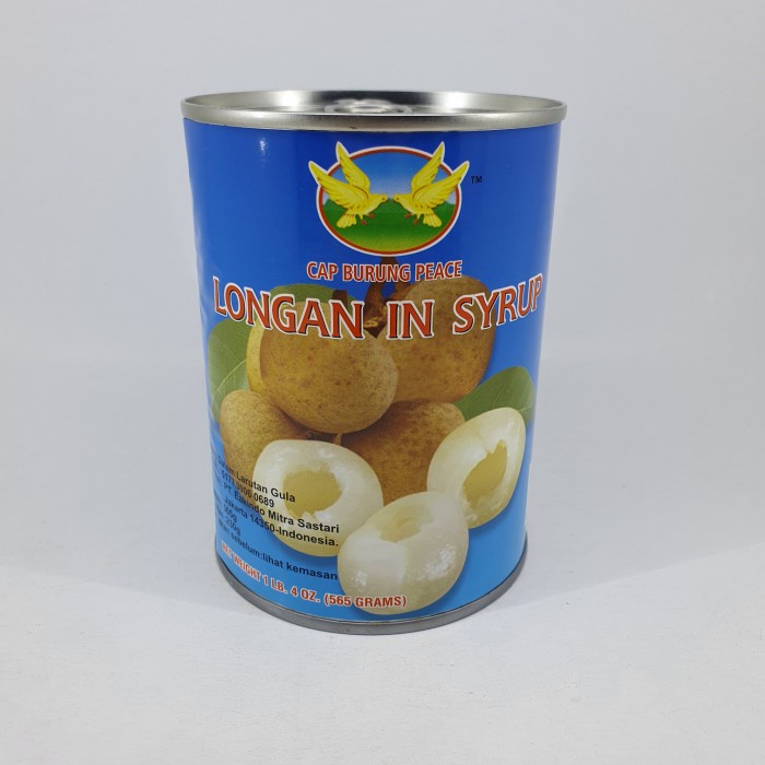 

ds20112s Longan In Syrup Burung Peace 565 Gr Xa20X1