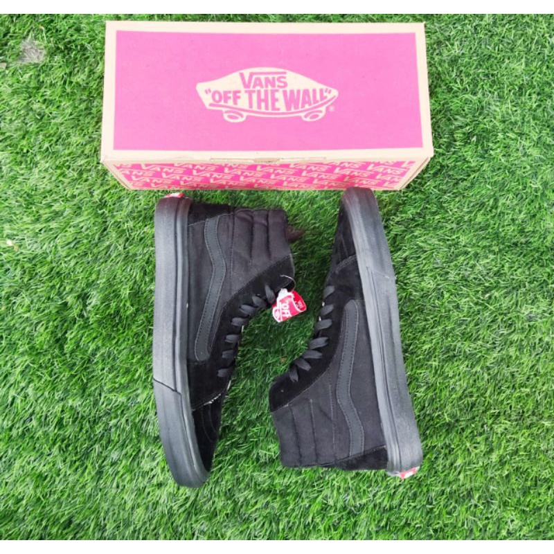 SEPATU VANSS SK8 FULL BLACK WAFLE DT BNIB MADE IN CHINA PREMIUM IMPORT SEPATU SEKOLAH SEPATU CASUAL SEPATU SNEAKERS