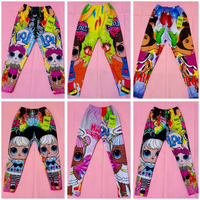 Legging Fullprint anak Estimasi 5bulan - 5tahun