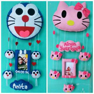  Hiasan  dinding  doraemon hello  kitty  hiasan  pintu 