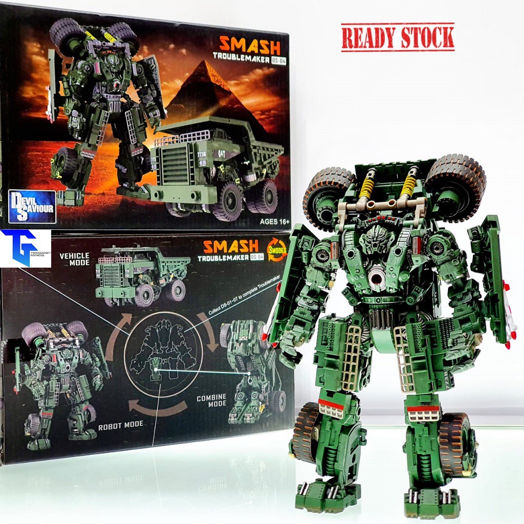 Devil Saviour DS-04 Troublemaker - Smash - Transformers ROTF Long Haul Devastator