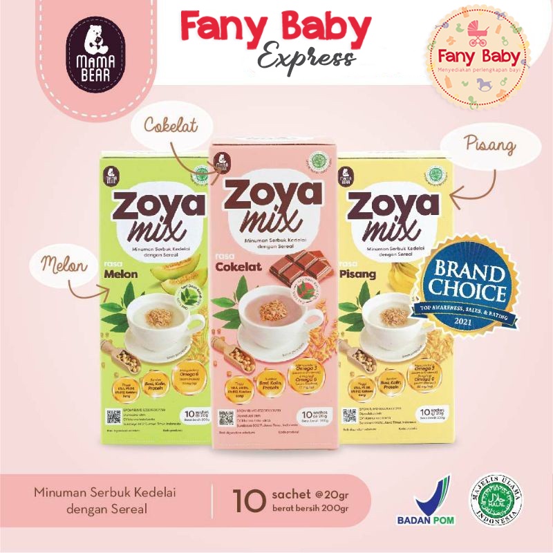 MAMABEAR ZOYA MIX CEREAL PELANCAR ASI